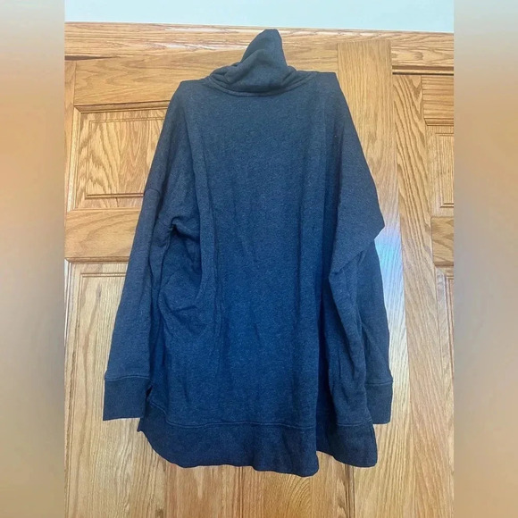 Time & Tru - Oversized Turtleneck Hoodie/Sweater - Picture 4 of 4